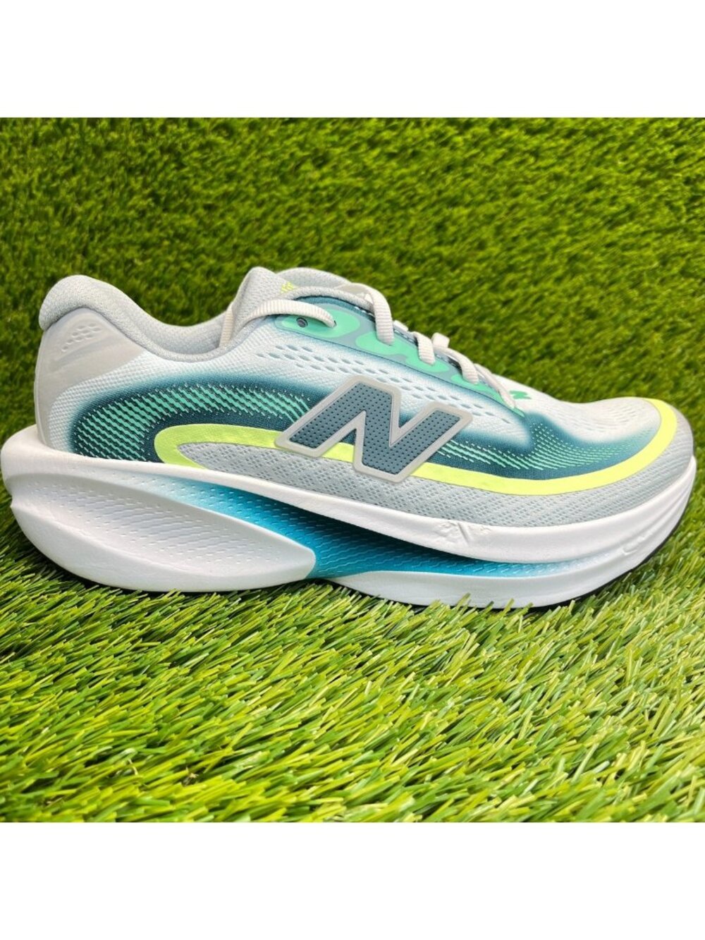 New Balance Ellipse V1 Mens Size 7.5 Green Gray Athletic Running Shoes Sneakers